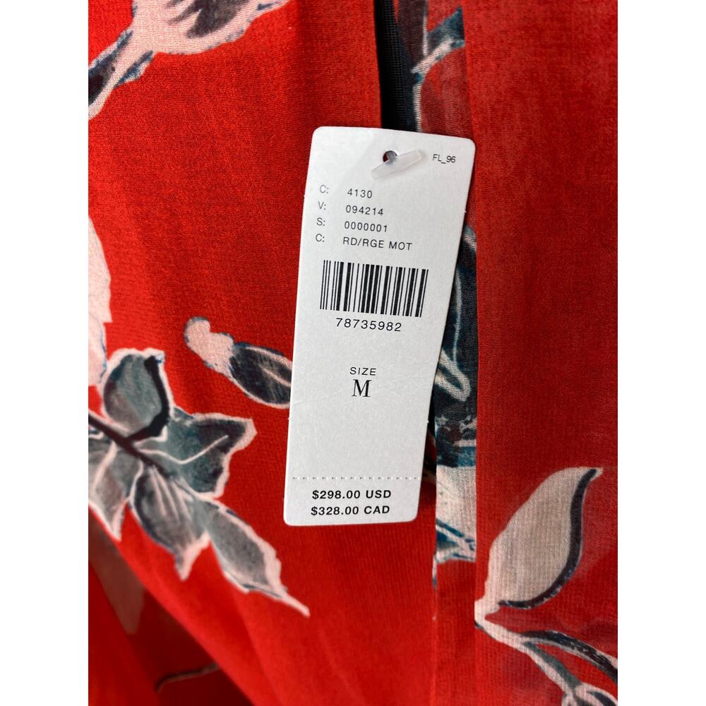ANTHROPOLOGIE MAXI NWT Exquise Floral Tiered Mock Neck Dress Medium - Picture 14 of 14